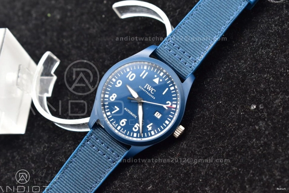 Strap Blue 'Laureus Edition A2892 Blue Pilot Best for Watch on Good' of Ceramic M+F Sport Nylon 0311